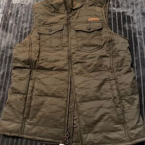 Ariat Olive Green Quilted Vest